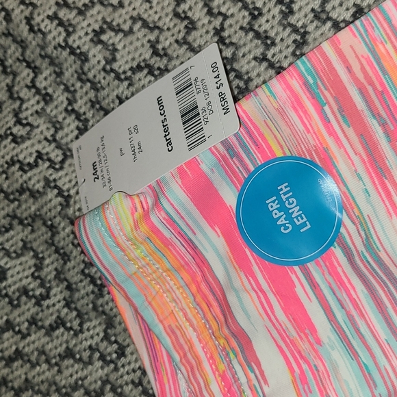 NWT Capri Ultra Bright Leggings 18-24M - Picture 2 of 3